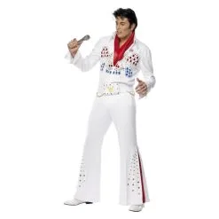 Smiffys Elvis Amerikaanse Adelaar Kostuum - Wit